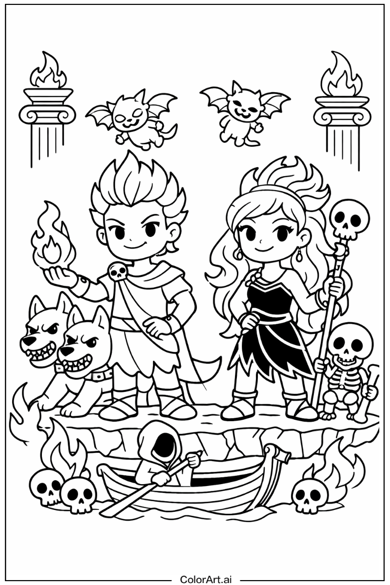 Hades Descendants Scene 2