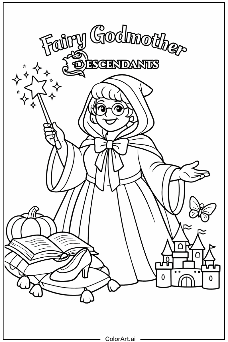 Descendants with Fairy godmother Theme 2