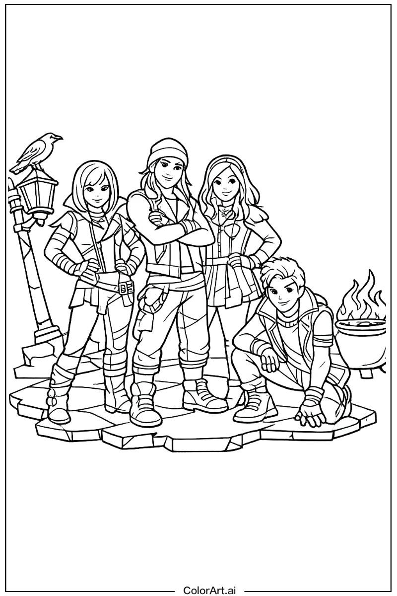 Descendants isle of the lost scene Descendants Scene 2