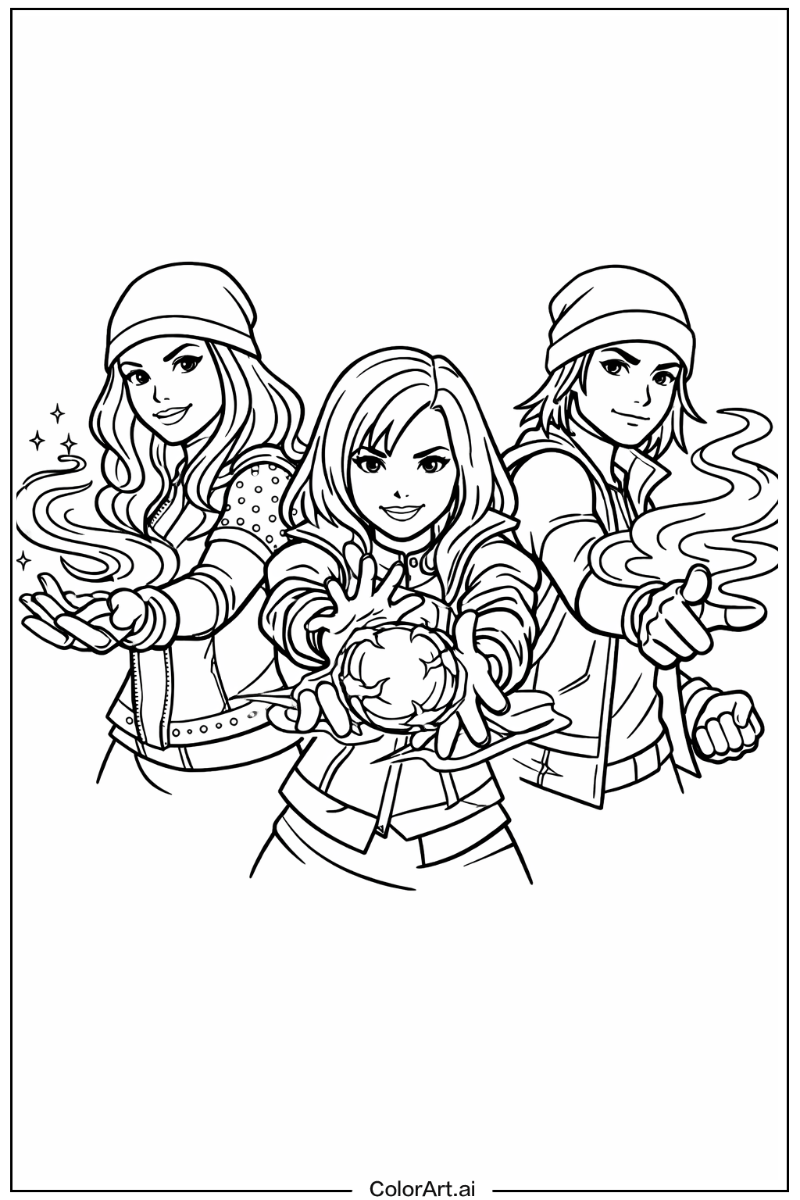 Descendants spell casting scene Descendants Scene 2