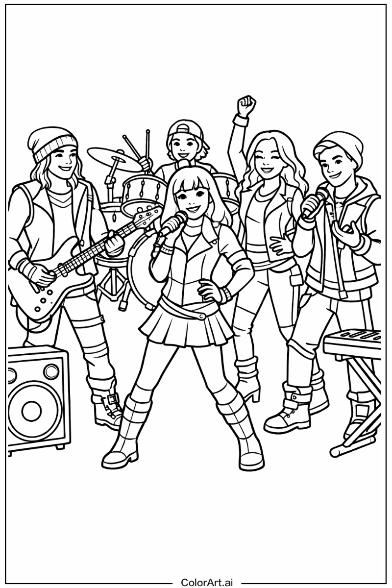 Descendants musical performance scene Descendants Scene 2