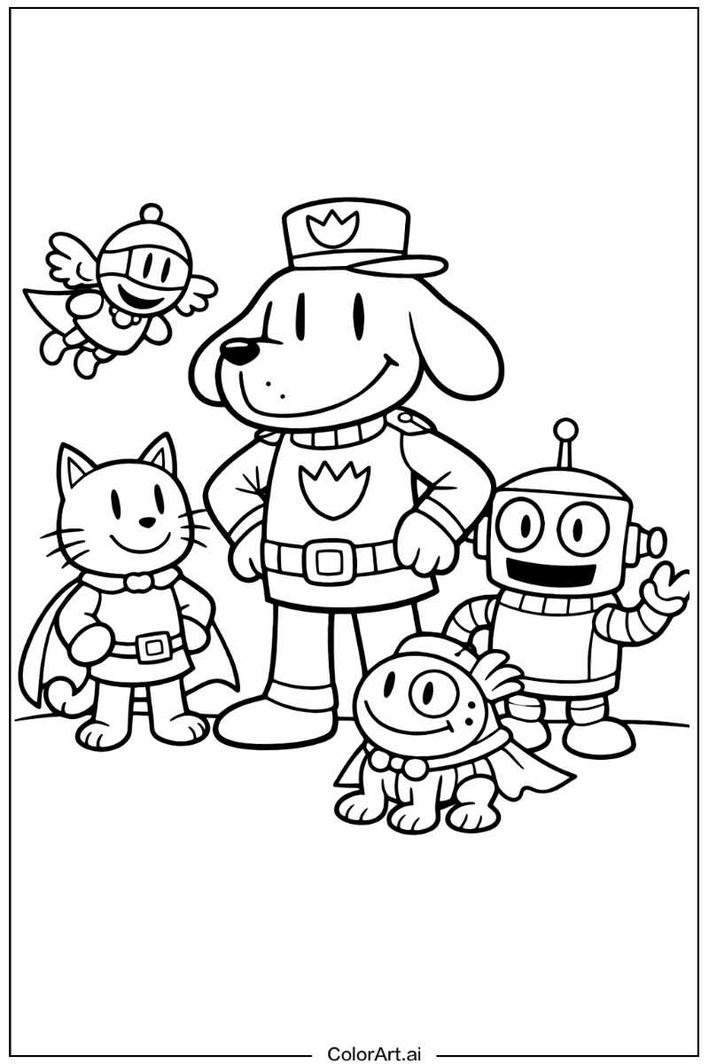 dog man with Friends 3
