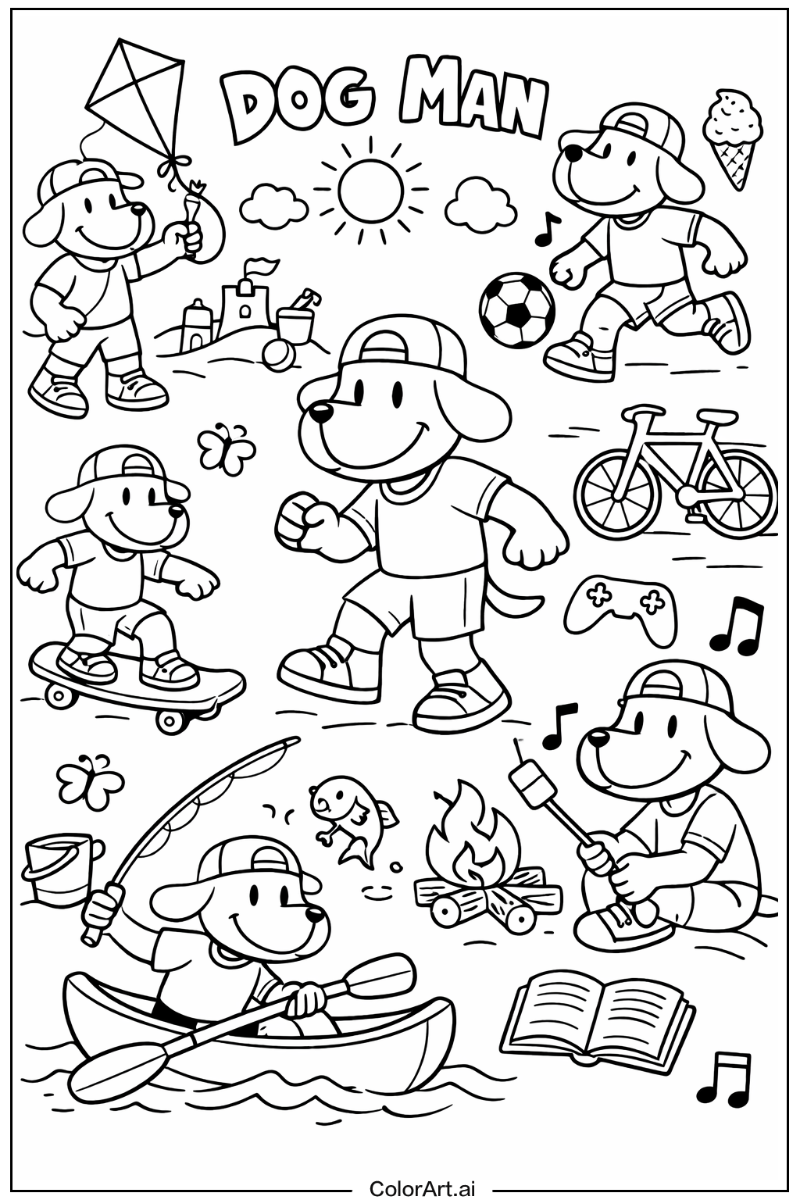 dog man Having Fun 3