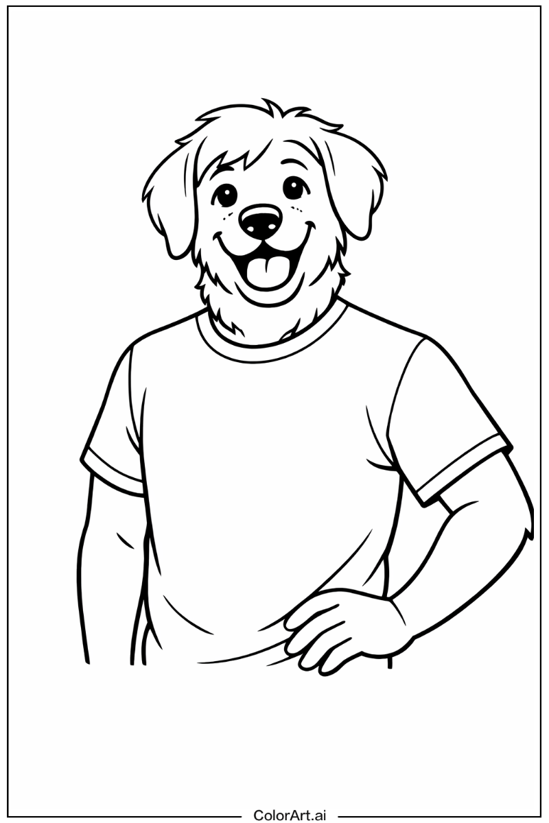 Smiling dog man 4