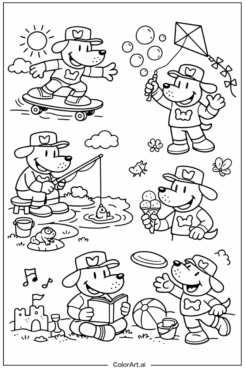 dog man Having Fun 5