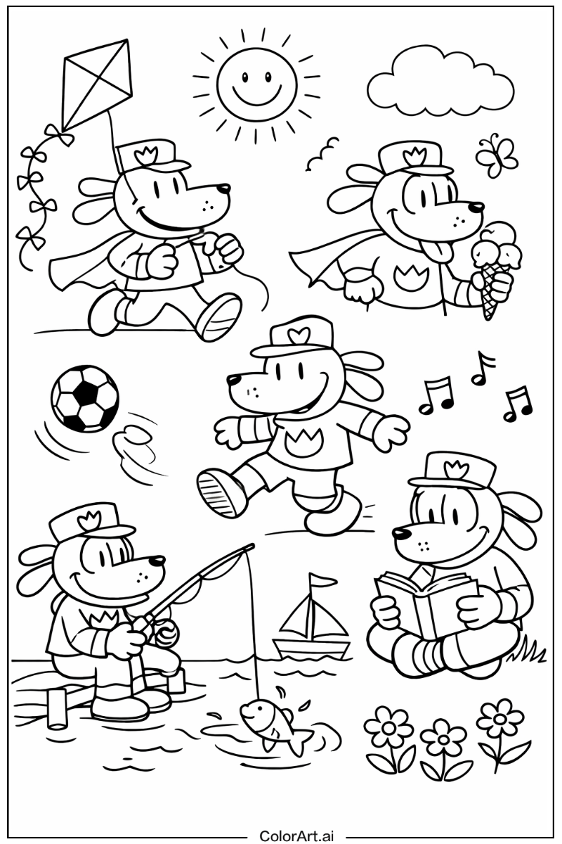 dog man Having Fun 1