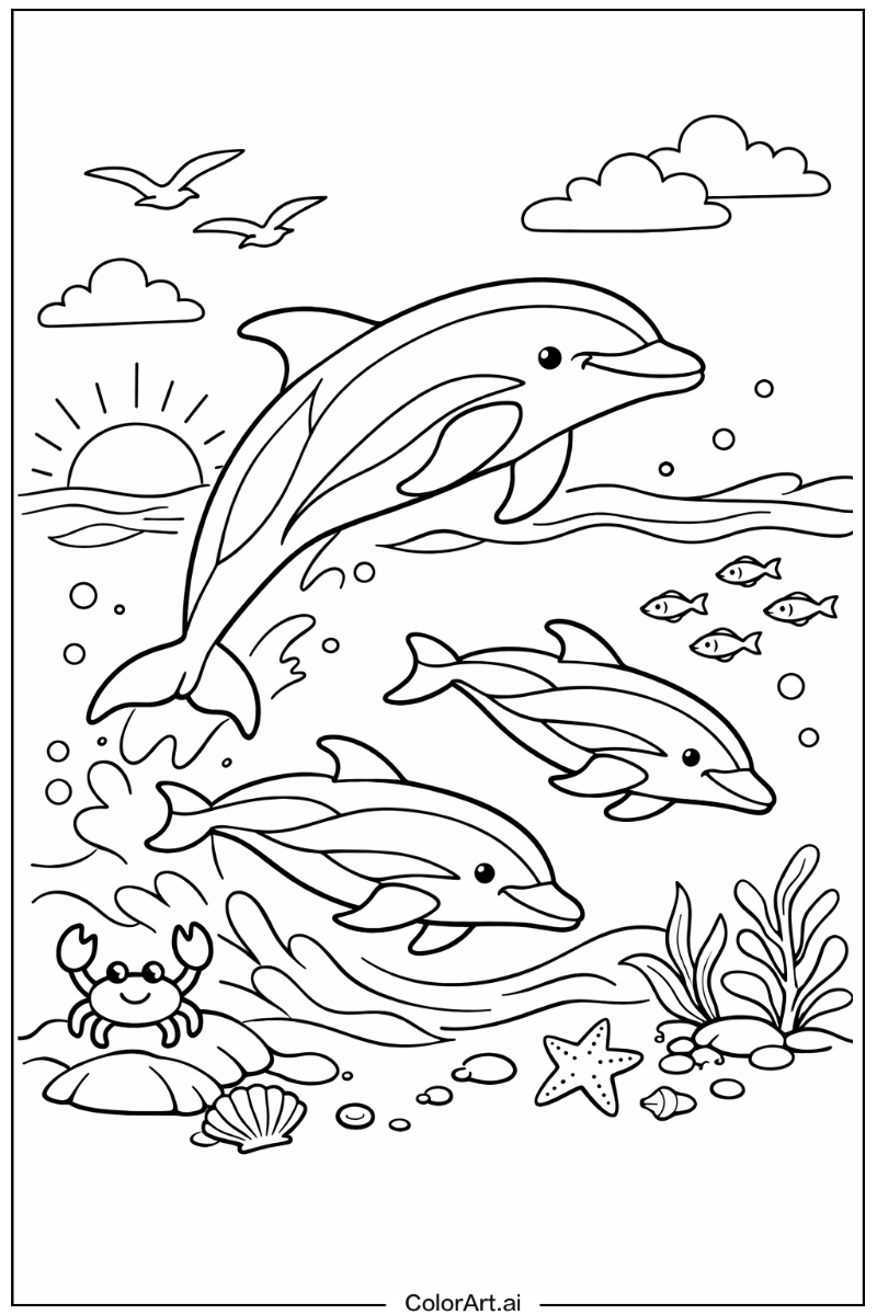 Atlantic white-sided dolphin Dolphin Scene