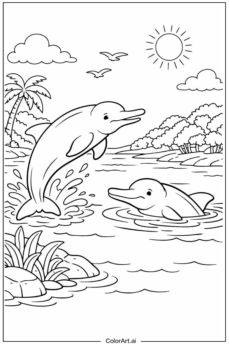 River dolphin Dolphin Design