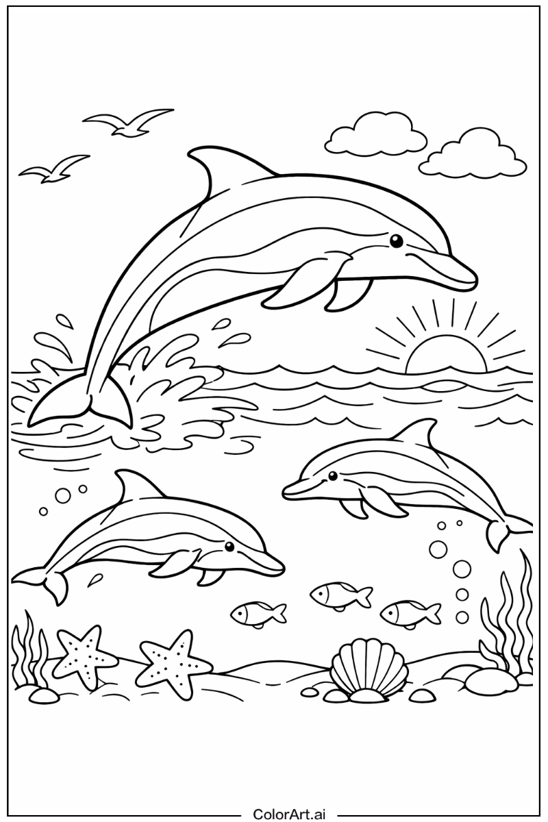 Dolphin with Common dolphin Theme