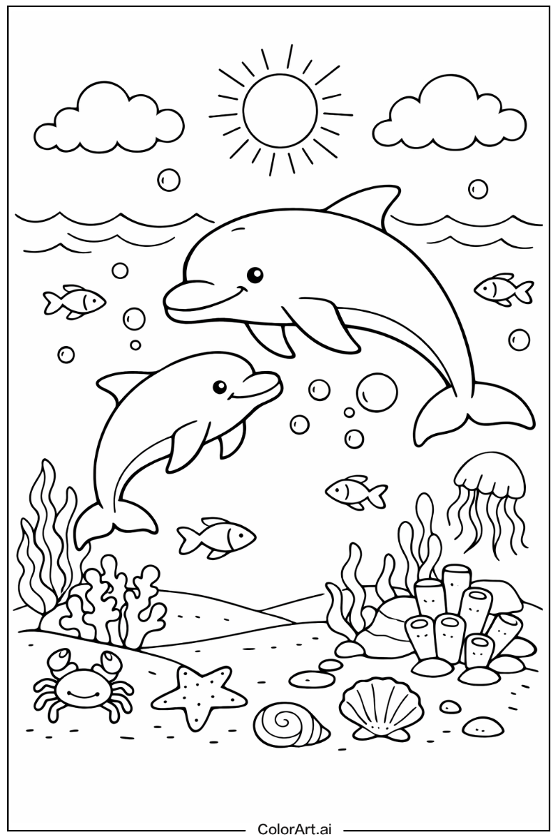 Bottlenose dolphin Dolphin Scene 2