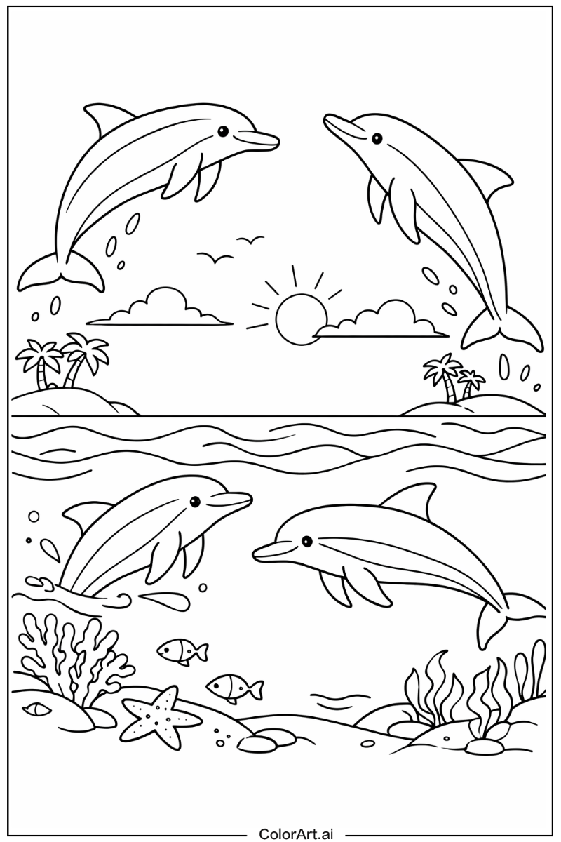 Dolphin with Spinner dolphin Theme 2