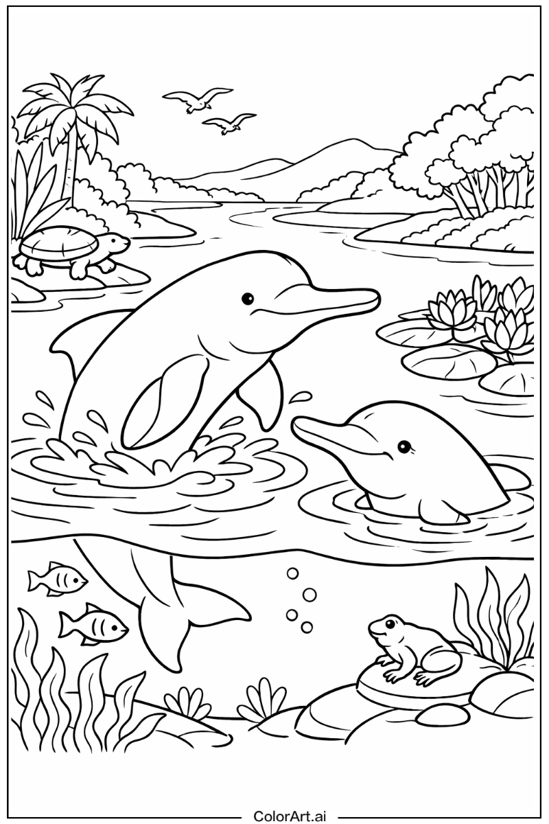 River dolphin Dolphin Design 2
