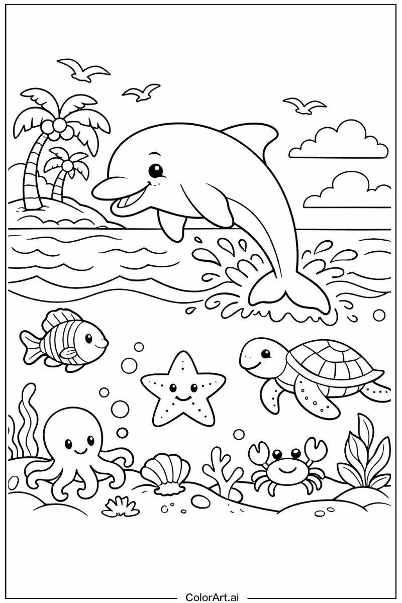 Dolphin with Pink dolphin Theme 2