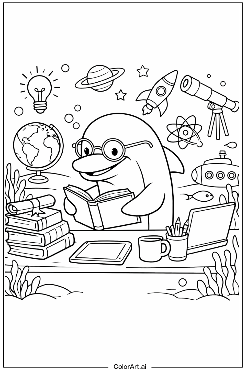 Intelligent Dolphin Scene 2