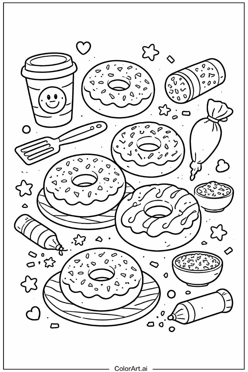 Old fashioned donut Donut Scene