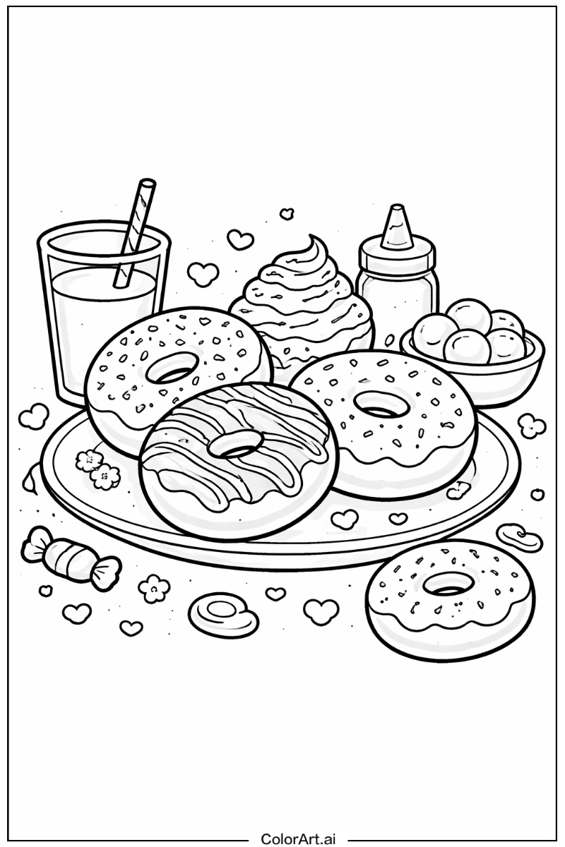 Donut with Doughnut Theme