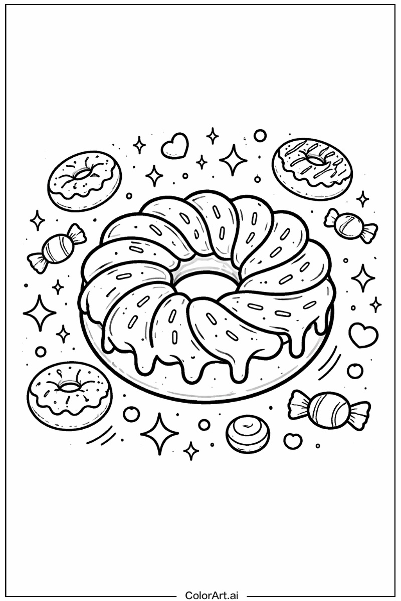 Cruller donut Donut Design