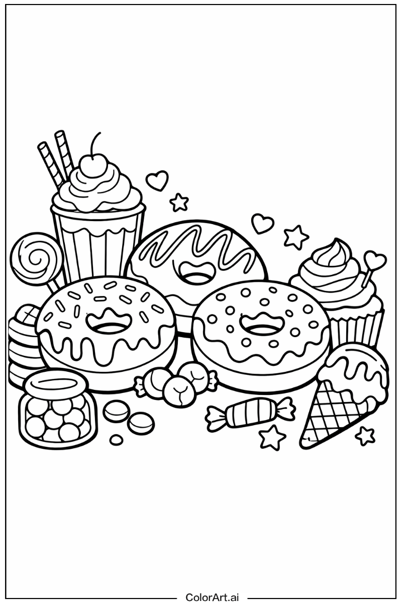 Dessert donut Donut Design