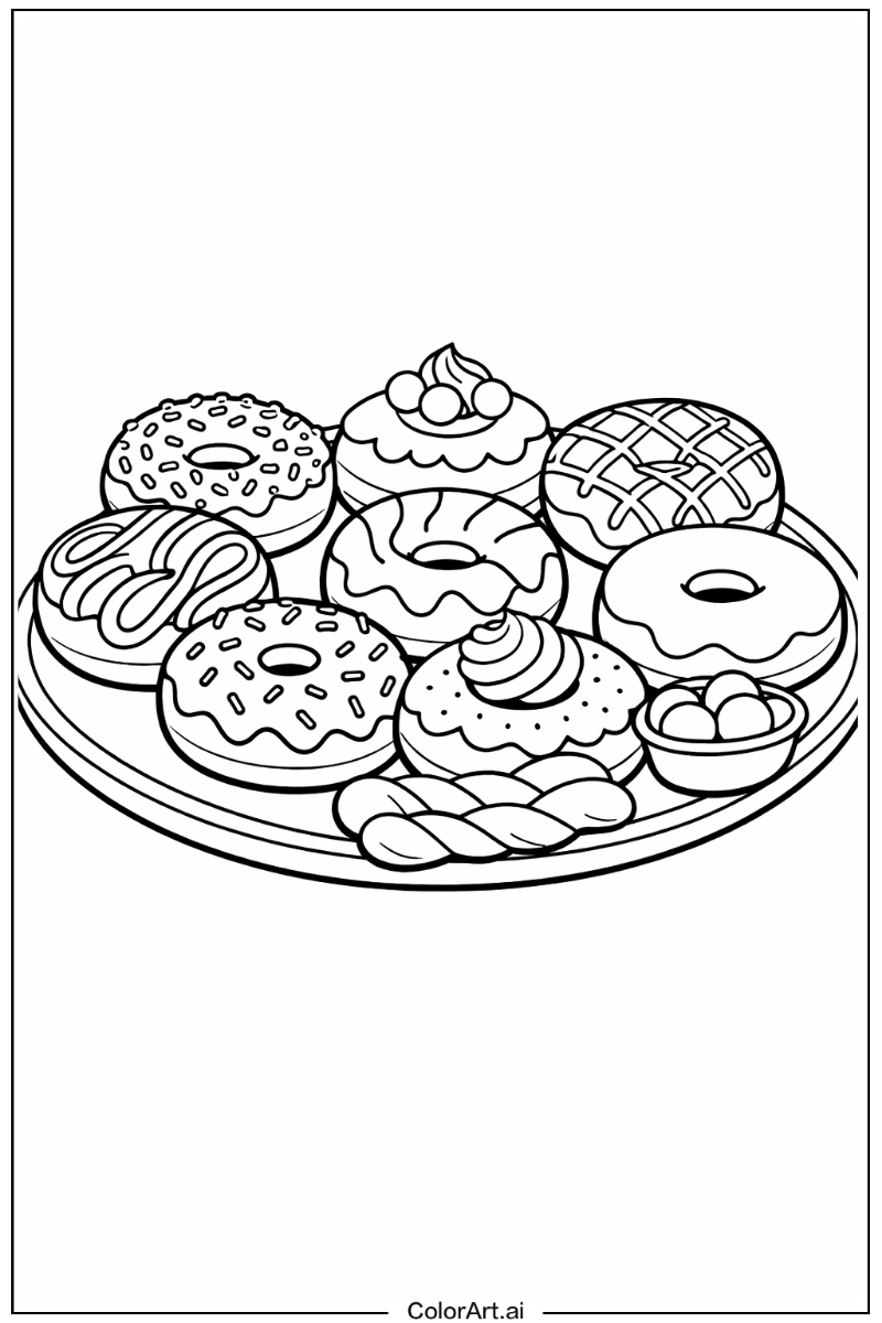 Donut platter Donut Design