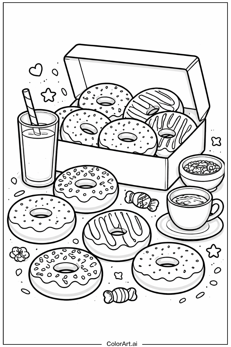 Donut with Doughnut Theme 2