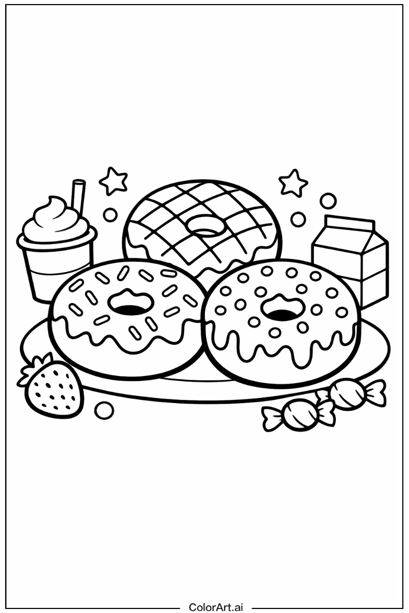 Donut with Cake donut Theme 2
