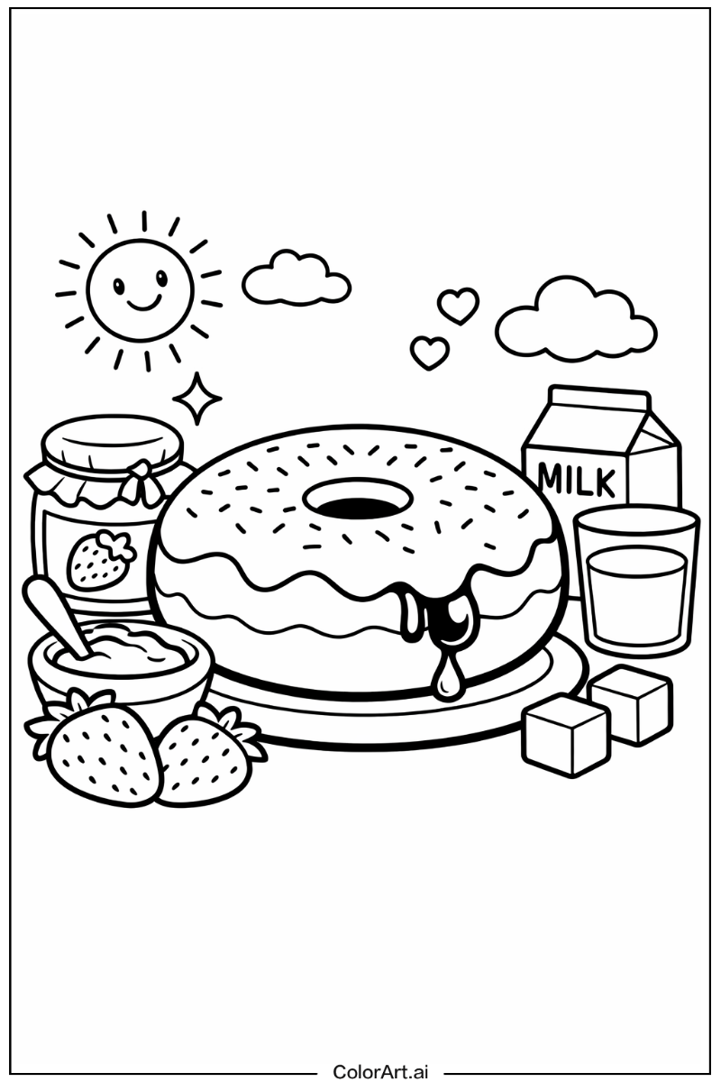 Jelly donut Donut Design