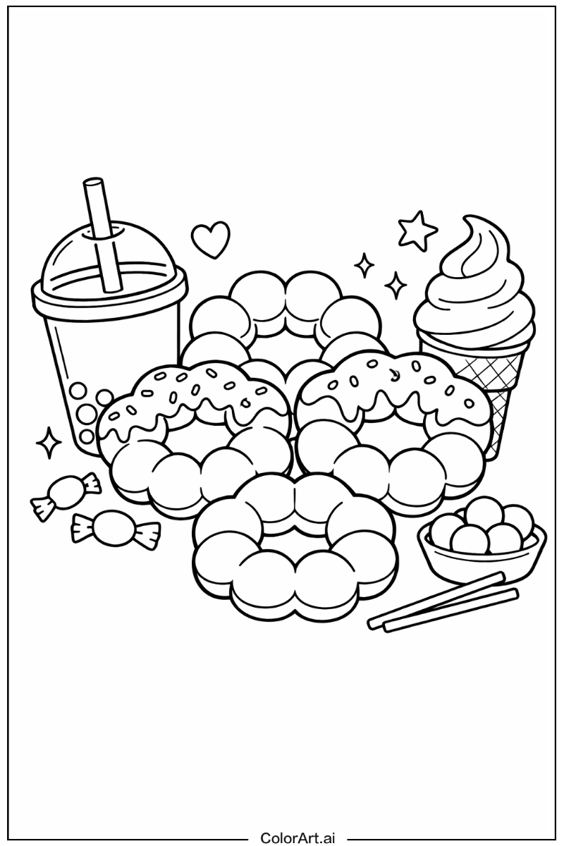 Mochi donut Donut Scene 2