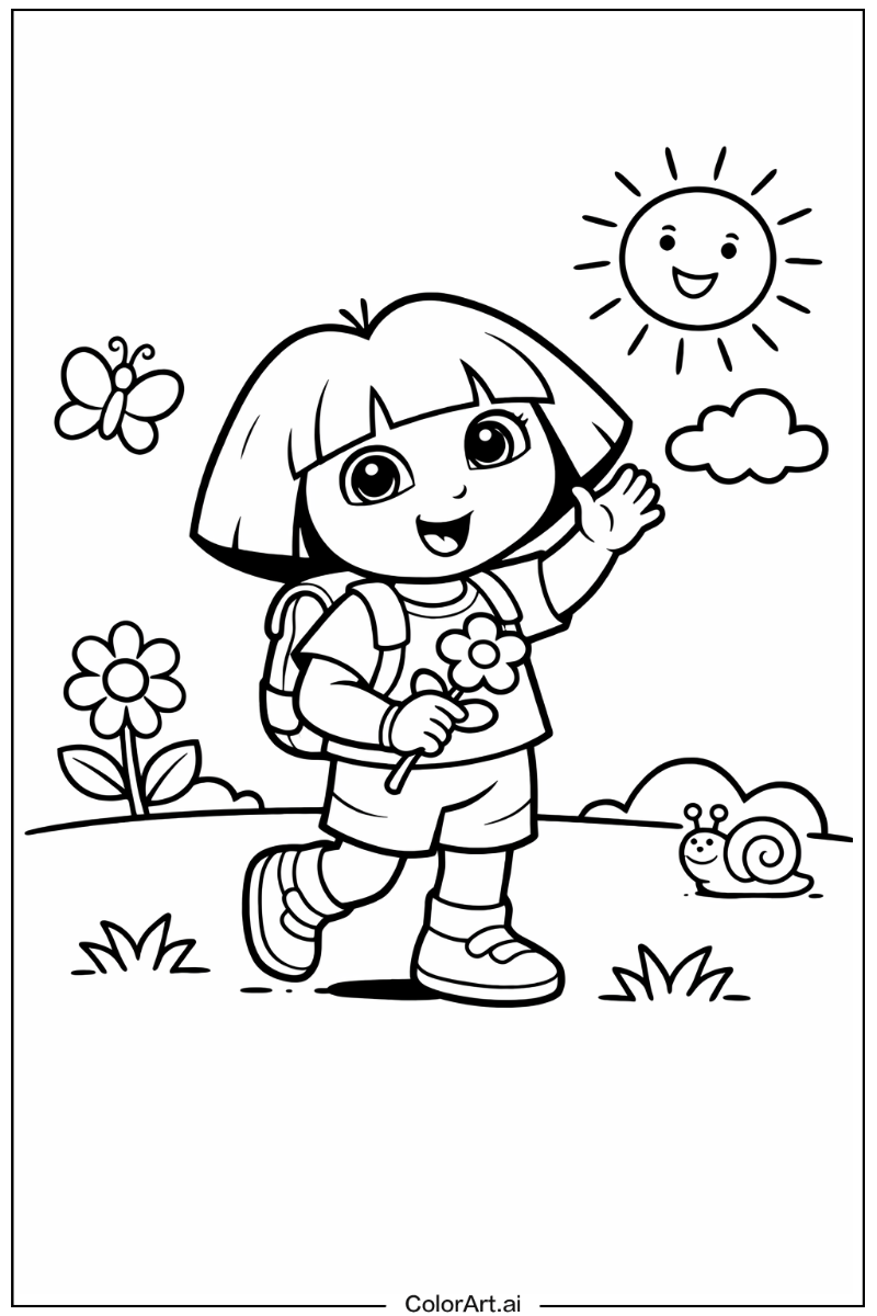 dora the explorer Playing Outside 2