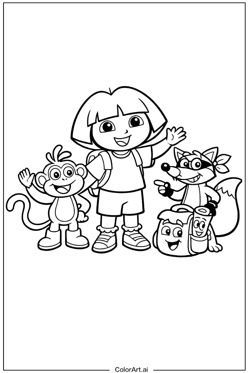 dora the explorer with Friends 2