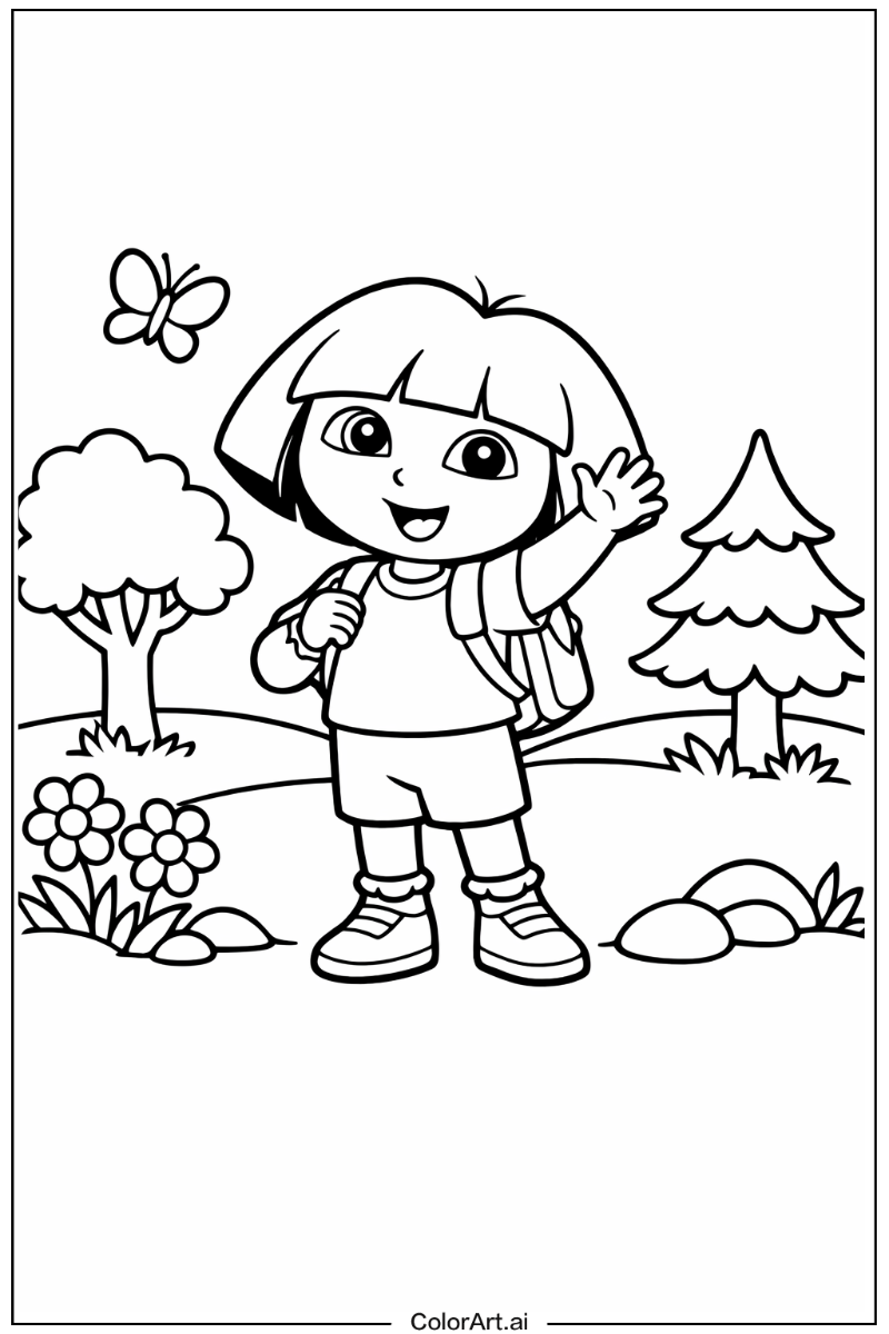 dora the explorer in Nature 2