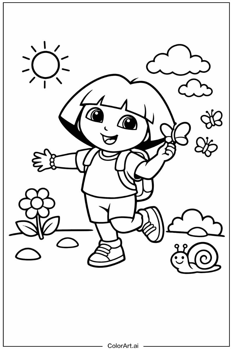 dora the explorer Playing Outside 3