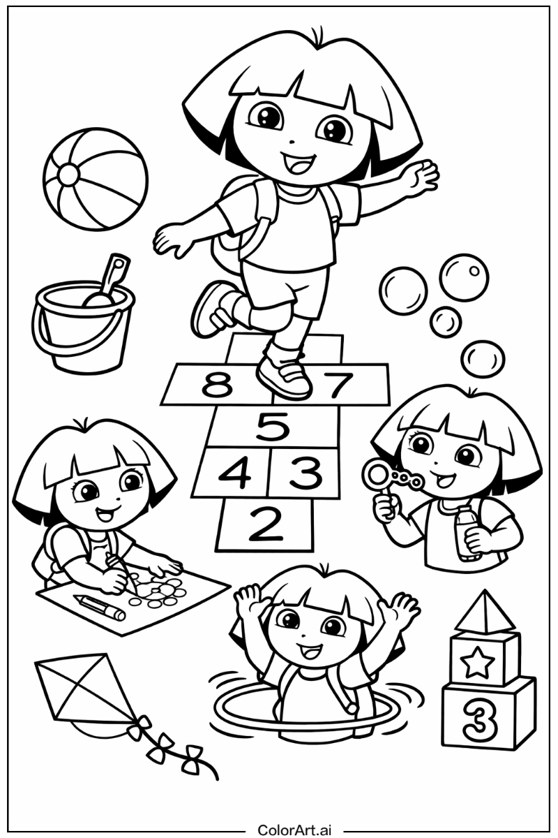 dora the explorer Having Fun 3