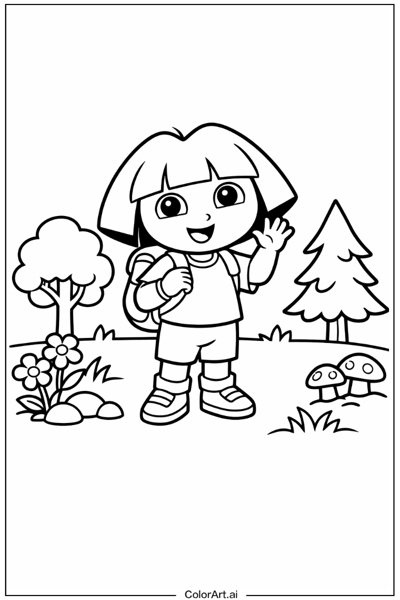 dora the explorer in Nature 4