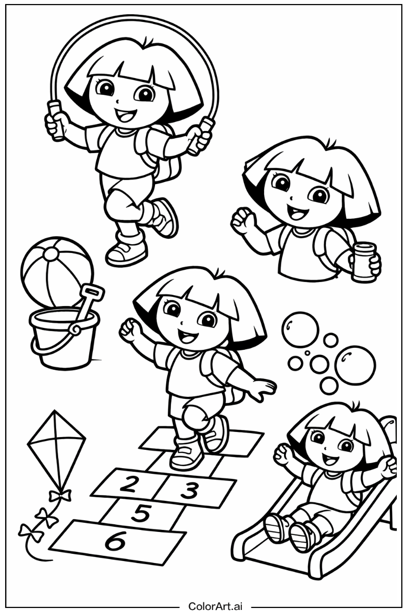 dora the explorer Having Fun 4