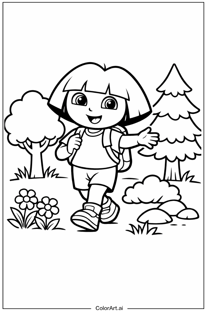 dora the explorer in Nature 5