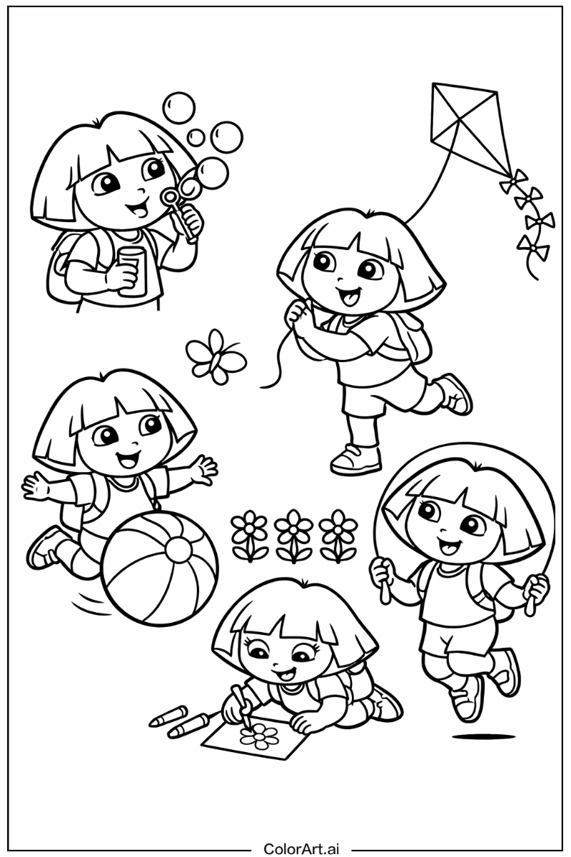 dora the explorer Having Fun 5