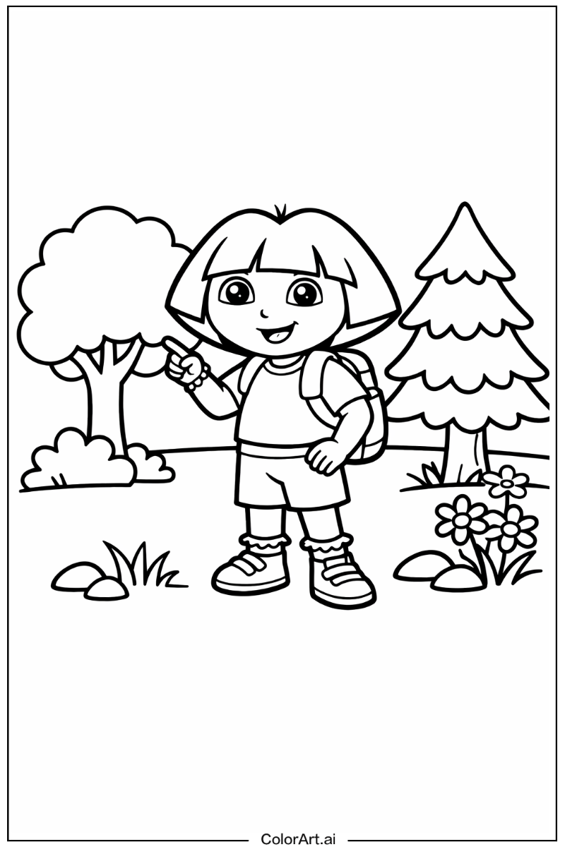dora the explorer in Nature 1