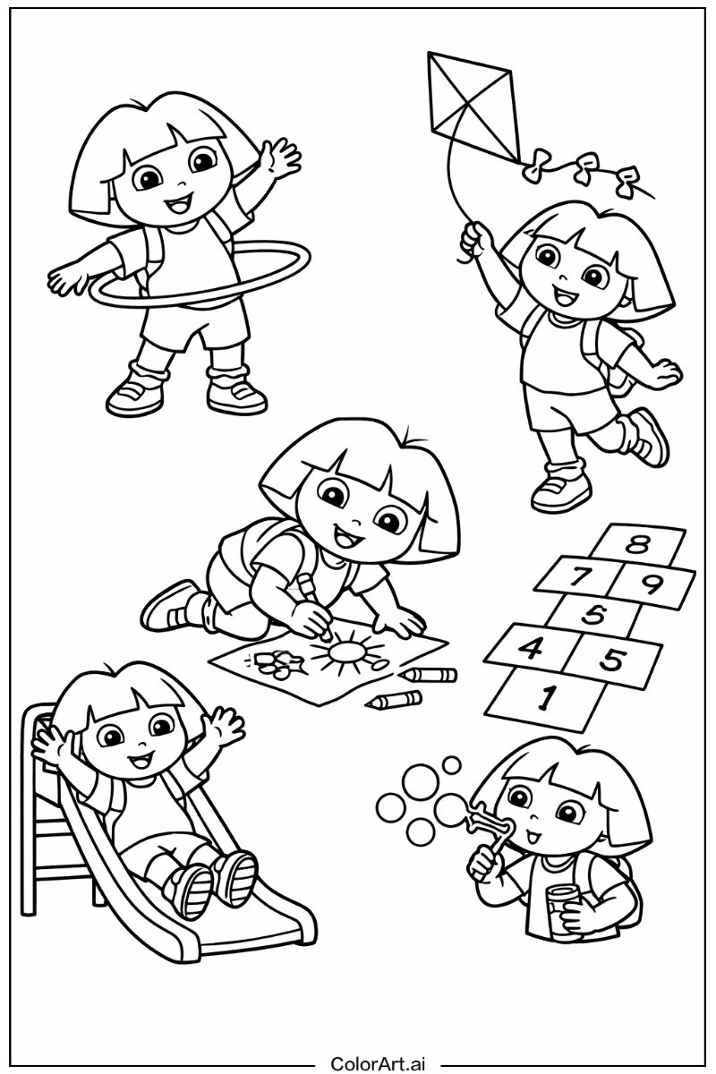 dora the explorer Having Fun 1