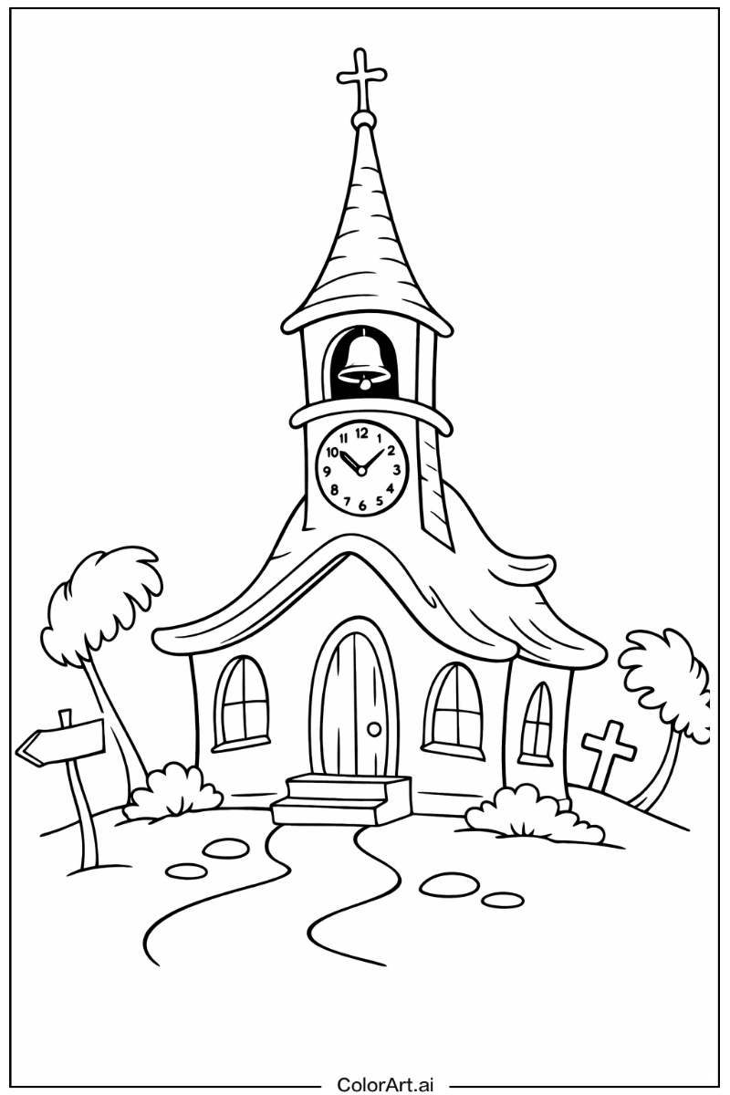 Church Dr seuss Scene