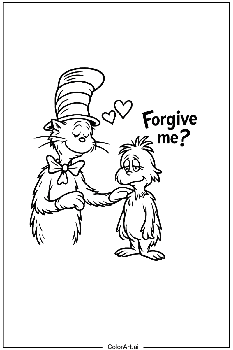 Dr seuss with Forgiveness Theme