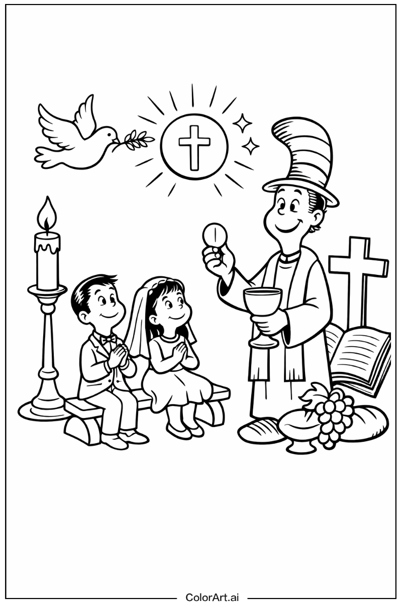 Dr seuss with Communion Theme