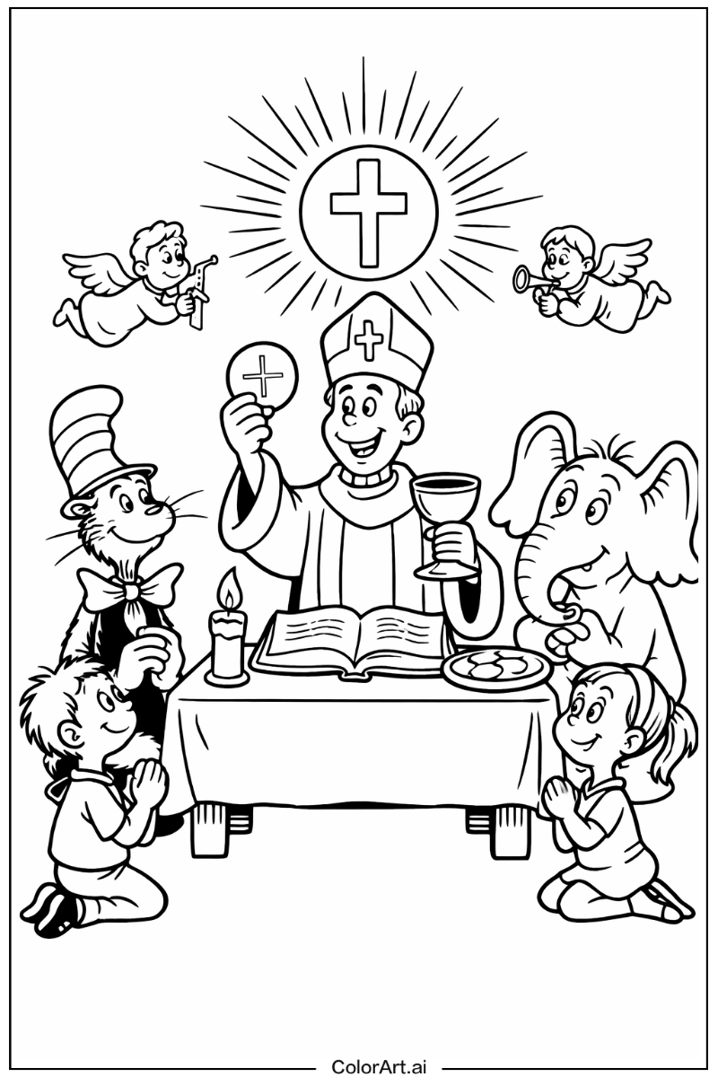 Eucharist Dr seuss Design