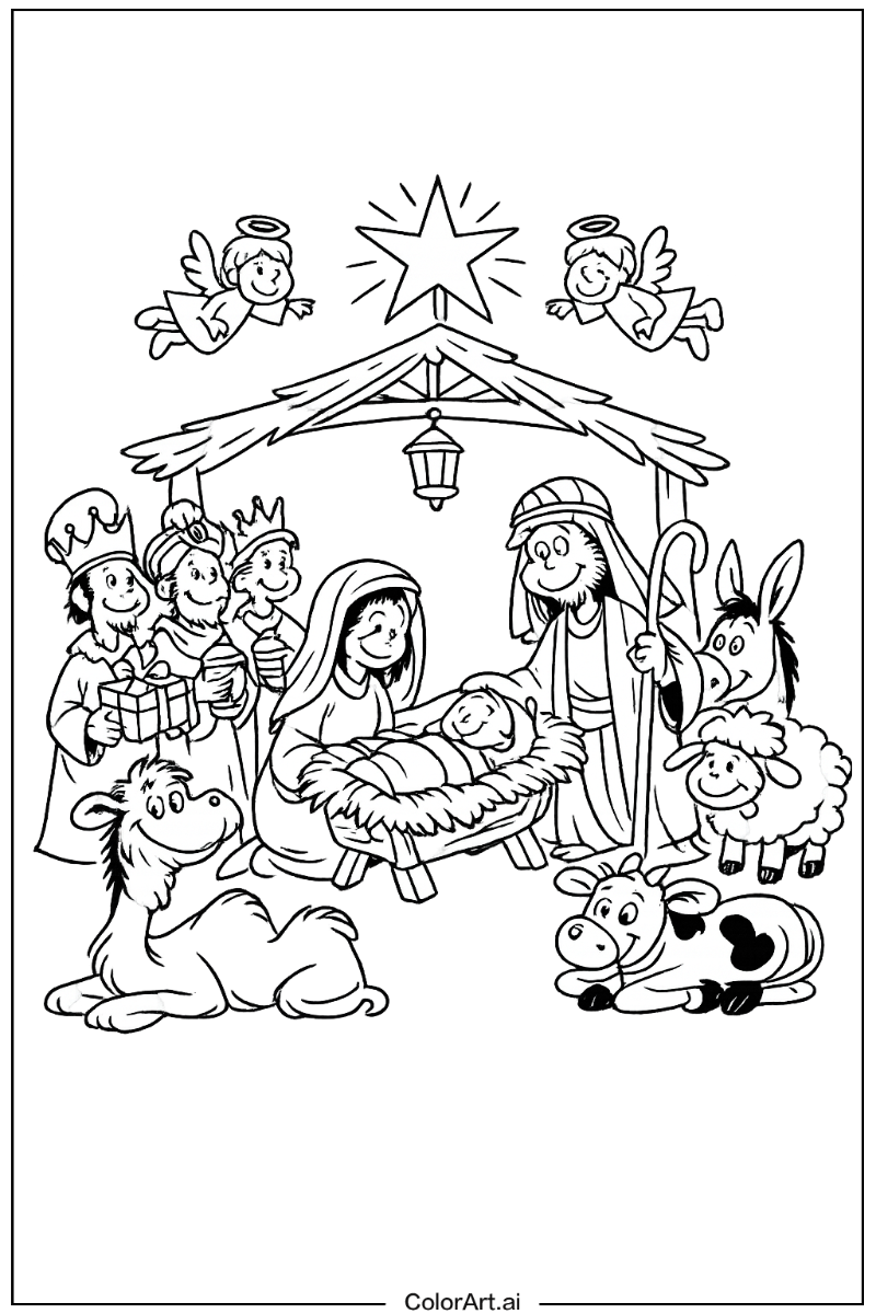 Dr seuss with Nativity Theme
