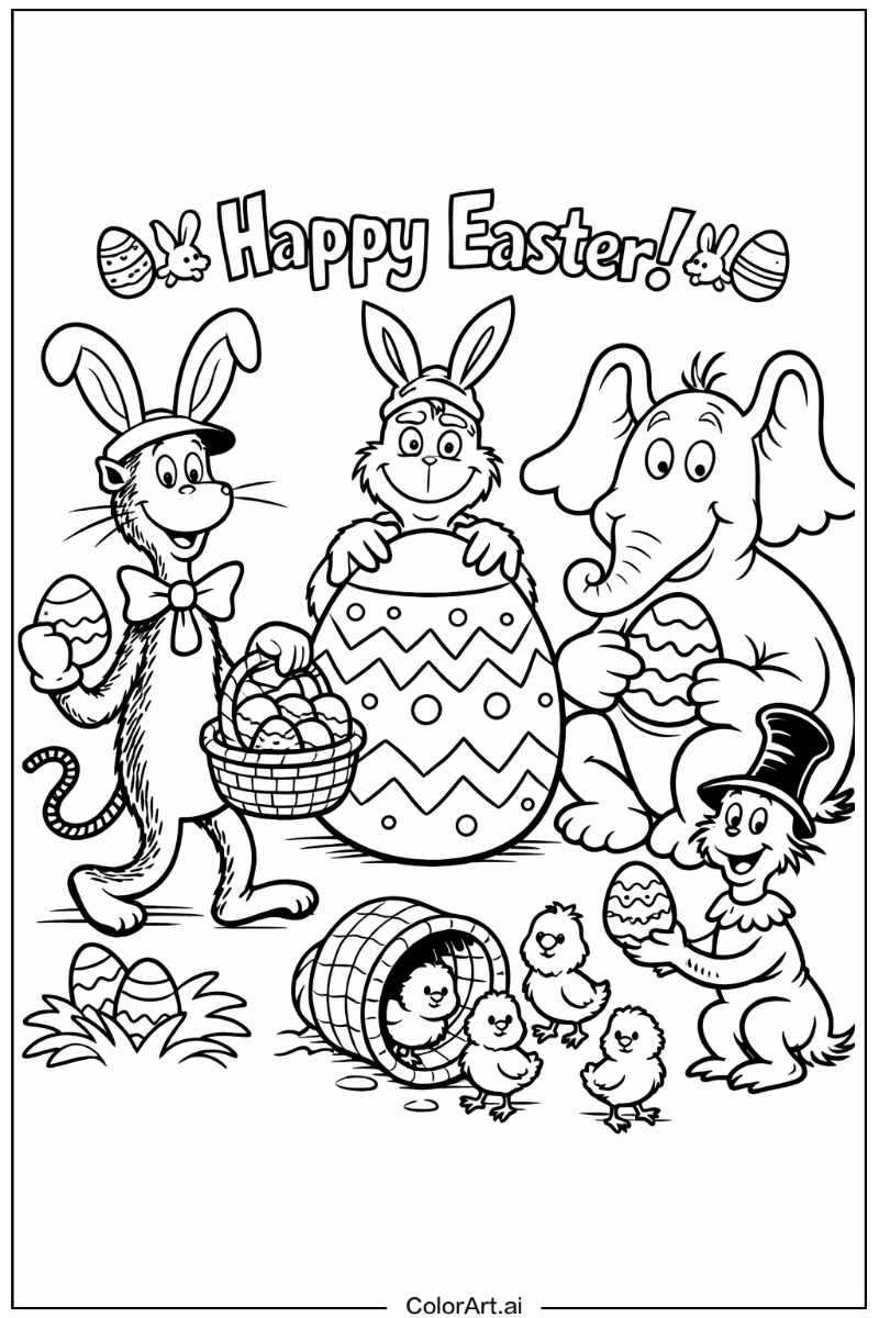Easter Dr seuss Design