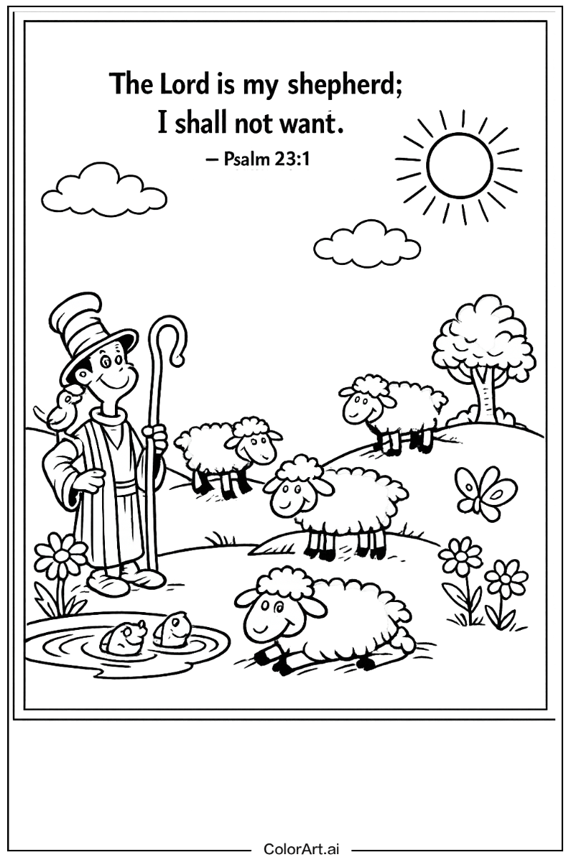 Dr seuss with Psalm Theme