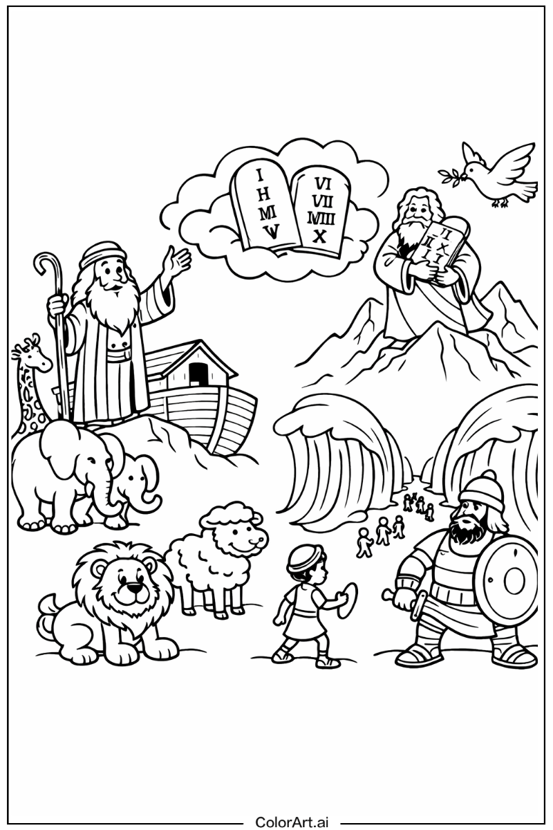 Dr seuss with Old testament Theme