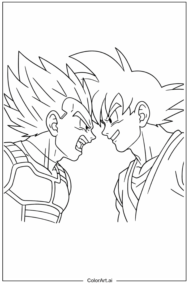 Vegeta Dragon ball z goku Scene