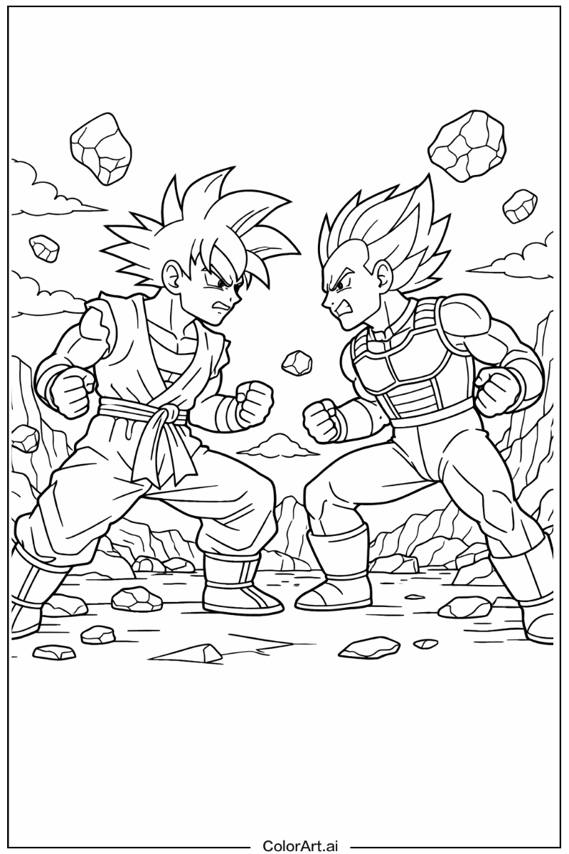 Rivals Dragon ball z goku Design