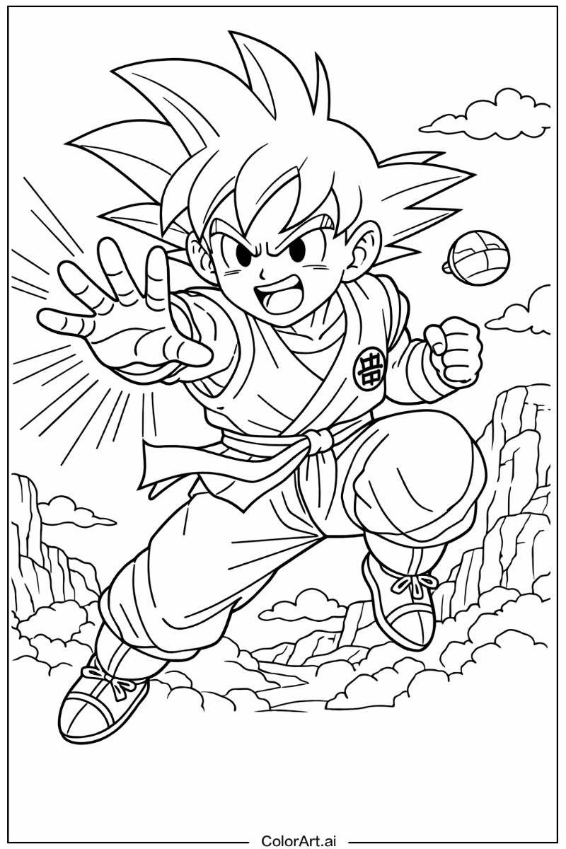 Goku Dragon ball z goku Scene 2