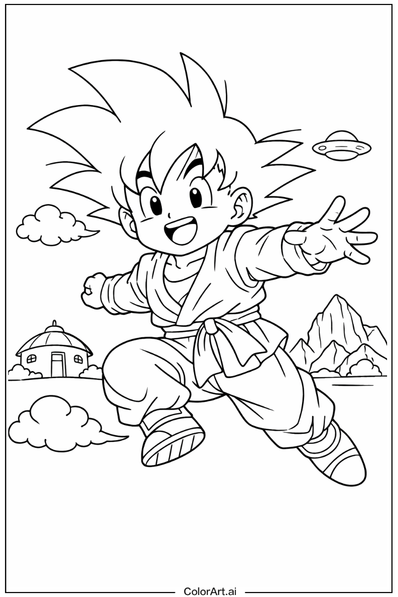 Goten Dragon ball z Scene